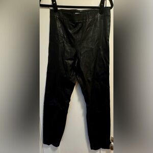 Vince Black Leather Leggings